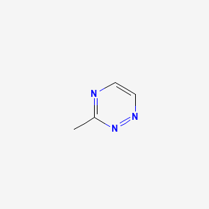 molecular formula C4H5N3 B1583200 3-Methyl-1,2,4-triazine CAS No. 24108-33-6