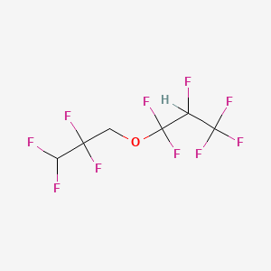 molecular formula C6H4F10O B1583204 1,1,1,2,3,3-Hexafluoro-3-(2,2,3,3-tetrafluoropropoxy)propane CAS No. 65064-78-0