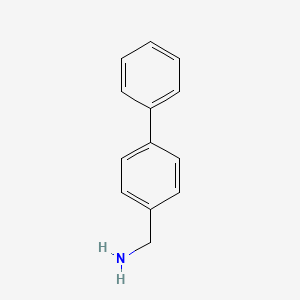 molecular formula C13H13N B1583212 4-苯基苄胺 CAS No. 712-76-5