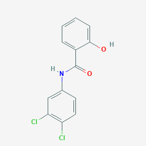 molecular formula C13H9Cl2NO2 B1583218 3',4'-二氯水杨酰苯胺 CAS No. 24448-73-5