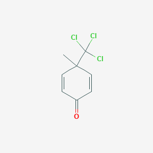 molecular formula C8H7Cl3O B1583219 4-甲基-4-(三氯甲基)环己-2,5-二烯-1-酮 CAS No. 3274-12-2