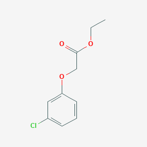 molecular formula C10H11ClO3 B1583226 2-(3-氯苯氧基)乙酸乙酯 CAS No. 52094-98-1