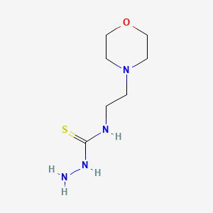 molecular formula C7H16N4OS B1583227 4-(2-吗啉乙基)-3-硫代氨基脲 CAS No. 77644-45-2