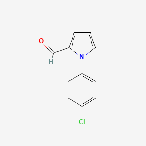 molecular formula C11H8ClNO B1583228 1-(4-chlorophenyl)-1H-pyrrole-2-carbaldehyde CAS No. 37560-50-2
