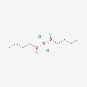 molecular formula C8H20Cl2O2Ti B158323 Butan-1-ol;titanium(2+);dichloride CAS No. 1790-25-6