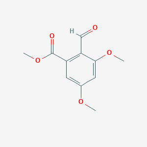 molecular formula C11H12O5 B1583233 Methyl 2-formyl-3,5-dimethoxybenzoate CAS No. 52344-93-1