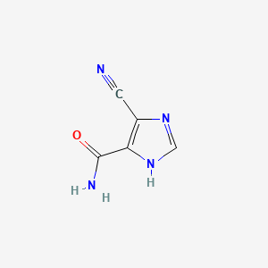 molecular formula C5H4N4O B1583235 4-Cyano-1h-imidazole-5-carboxamide CAS No. 5372-23-6