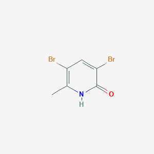 molecular formula C6H5Br2NO B1583238 3,5-Dibromo-6-methylpyridin-2-ol CAS No. 500587-45-1