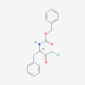 molecular formula C18H18ClNO3 B1583242 N(alpha)-Benzyloxycarbonylphenylalanylchloromethane CAS No. 26049-98-9