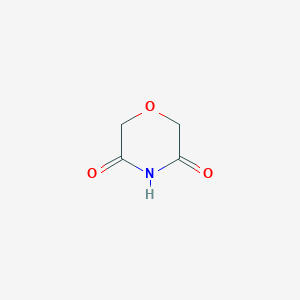 molecular formula C4H5NO3 B1583248 Morpholine-3,5-dione CAS No. 4430-05-1