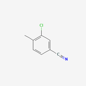 molecular formula C8H6ClN B1583252 3-Chloro-4-methylbenzonitrile CAS No. 21423-81-4