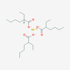 molecular formula C24H45O6Rh B1583255 Rhodium(III) 2-ethylhexanoate CAS No. 20845-92-5