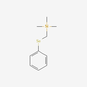 molecular formula C10H16SeSi B1583261 Trimethyl((phenylseleno)methyl)silane CAS No. 56253-60-2