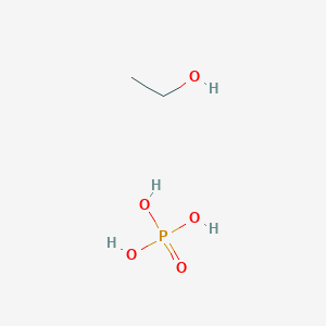 molecular formula C2H9O5P B1583264 Phosphoric acid, ethyl ester CAS No. 37203-76-2