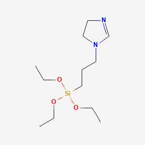 molecular formula C12H26N2O3Si B1583265 N-[3-(Triethoxysilyl)propyl]-4,5-dihydroimidazole CAS No. 58068-97-6
