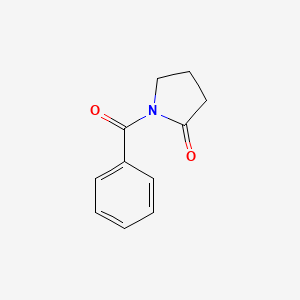 molecular formula C11H11NO2 B1583277 1-Benzoylpyrrolidin-2-one CAS No. 2399-66-8