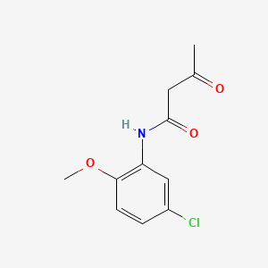 molecular formula C11H12ClNO3 B1583278 n-(5-Chloro-2-methoxyphenyl)-3-oxobutanamide CAS No. 52793-11-0