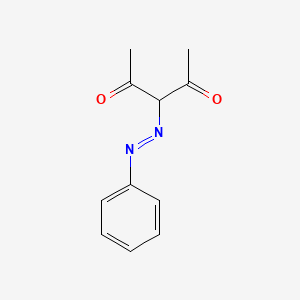 molecular formula C11H12N2O2 B1583282 3-苯偶氮乙酰丙酮 CAS No. 56276-49-4