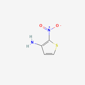 molecular formula C4H4N2O2S B1583285 2-硝基噻吩-3-胺 CAS No. 52003-20-0