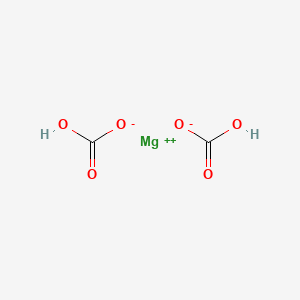 molecular formula 4MgCO3Mg(OH)2· 5H2O<br>C2H2MgO6 B1583290 Magnesium bicarbonate CAS No. 2090-64-4