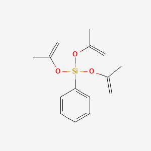 molecular formula C15H20O3Si B1583297 Tris(isopropenyloxy)phenyl silane CAS No. 52301-18-5