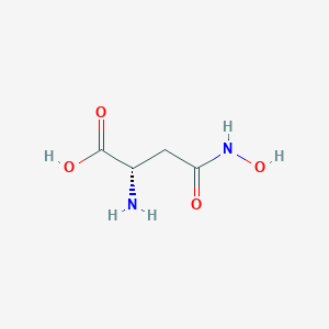 molecular formula C4H8N2O4 B158330 L-Aspartic acid beta-hydroxamate CAS No. 1955-68-6