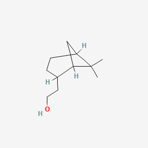 molecular formula C11H20O B1583306 Bicyclo[3.1.1]heptane-2-ethanol, 6,6-dimethyl- CAS No. 4747-61-9