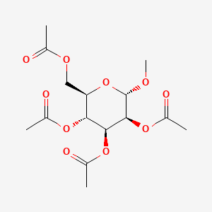 molecular formula C15H22O10 B1583307 Methyl tetra-O-acetyl-alpha-D-mannopyranoside CAS No. 5019-24-9