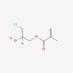 molecular formula C7H11ClO3 B1583318 3-Chloro-2-hydroxypropyl methacrylate CAS No. 13159-52-9