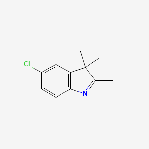 molecular formula C11H12ClN B1583323 5-氯-2,3,3-三甲基-3H-吲哚 CAS No. 25981-83-3