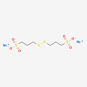 molecular formula C6H14NaO6S4 B1583327 1-Propanesulfonic acid, 3,3'-dithiobis-, disodium salt CAS No. 27206-35-5