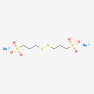 molecular formula C6H12Na2O6S4 B1583327 1-Propanesulfonic acid, 3,3'-dithiobis-, disodium salt CAS No. 27206-35-5