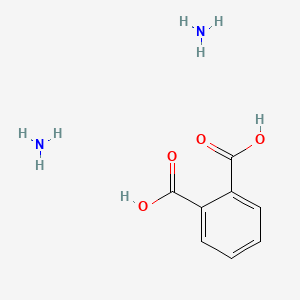 molecular formula C8H6O4.2H3N<br>C8H12N2O4 B1583332 Azane;phthalic acid CAS No. 523-24-0