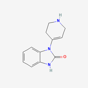 molecular formula C12H13N3O B1583339 1,3-二氢-1-(1,2,3,6-四氢-4-吡啶基)-2H-苯并咪唑-2-酮 CAS No. 2147-83-3