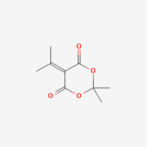 molecular formula C9H12O4 B1583340 2,2-Dimethyl-5-(propan-2-ylidene)-1,3-dioxane-4,6-dione CAS No. 2231-66-5