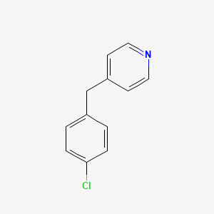 molecular formula C12H10ClN B1583355 4-(4-Chlorobenzyl)pyridine CAS No. 4409-11-4