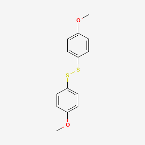 molecular formula C14H14O2S2 B1583365 Bis(4-methoxyphenyl) disulfide CAS No. 5335-87-5