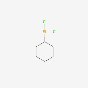 molecular formula C7H14Cl2Si B1583368 Dichlorocyclohexylmethylsilane CAS No. 5578-42-7