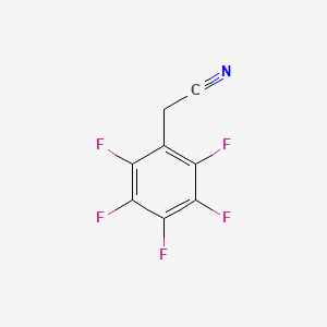 molecular formula C8H2F5N B1583369 2,3,4,5,6-Pentafluorophenylacetonitrile CAS No. 653-30-5