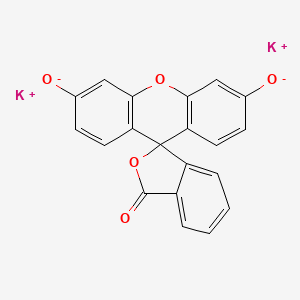 Spiro[isobenzofuran-1(3H),9'-[9H]xanthen]-3-one, 3',6'-dihydroxy-, dipotassium salt