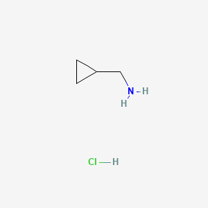 molecular formula C4H10ClN B1583382 Cyclopropylmethanamine hydrochloride CAS No. 7252-53-1