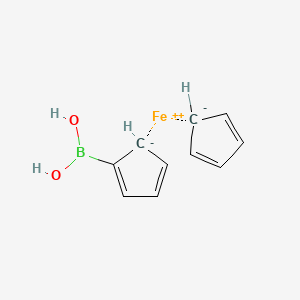 molecular formula C10H11BFeO2 B1583389 Ferrocenemetaboric acid CAS No. 12152-94-2
