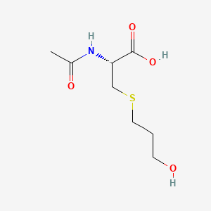 molecular formula C8H15NO4S B1583394 N-乙酰-S-(3-羟基丙基)半胱氨酸 CAS No. 23127-40-4