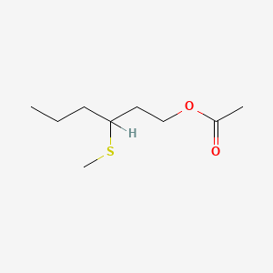 molecular formula C9H18O2S B1583398 3-(Methylthio)hexyl acetate CAS No. 51755-85-2