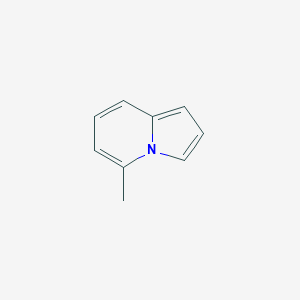 molecular formula C9H9N B158340 5-Methylindolizine CAS No. 1761-19-9