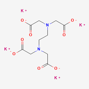 molecular formula C10H12K4N2O8 B1583400 Tetrapotassium ethylenediaminetetraacetate CAS No. 5964-35-2