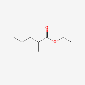 molecular formula C8H16O2 B1583405 Ethyl 2-methylpentanoate CAS No. 39255-32-8
