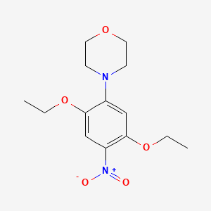 molecular formula C14H20N2O5 B1583407 4-(2,5-Diethoxy-4-nitrophenyl)morpholine CAS No. 86-16-8