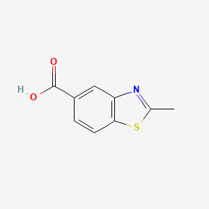 molecular formula C9H7NO2S B1583416 2-Methylbenzo[d]thiazole-5-carboxylic acid CAS No. 24851-69-2
