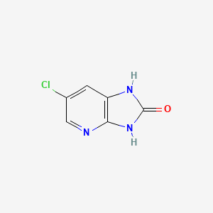 molecular formula C6H4ClN3O B1583418 6-氯-1H-咪唑并[4,5-b]吡啶-2(3H)-酮 CAS No. 304861-88-9